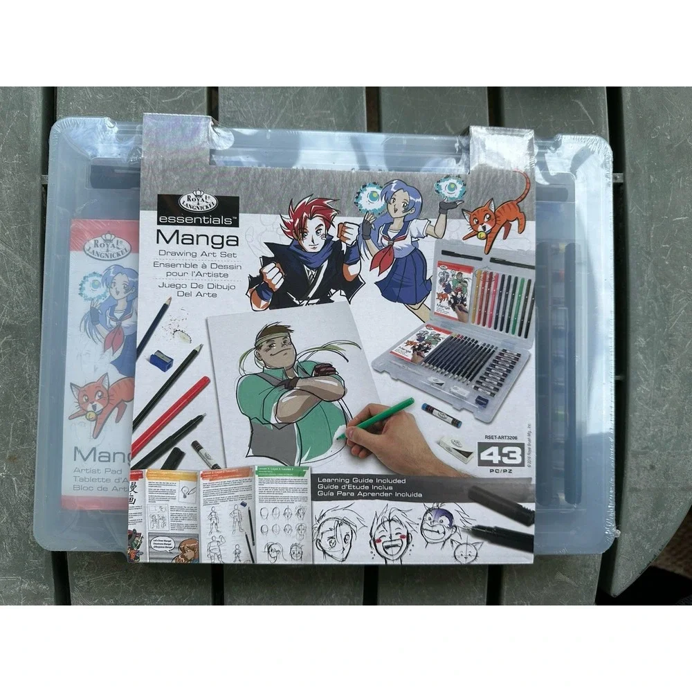 Royal Langnickel MANGA Drawing Art Set | 43 PC | Learning Guide Included Manga